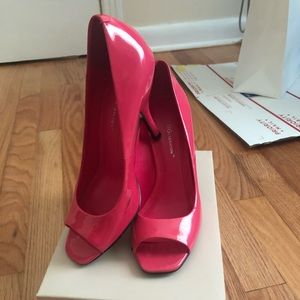 BCBG pink pumps